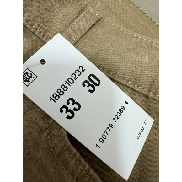 Levis 711 Skinny Women's Jeans Size 16 M 33X30 Beige Mid Rise Soft Touch Stretch - Picture 7 of 16